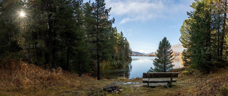 Lake Sils in autumn