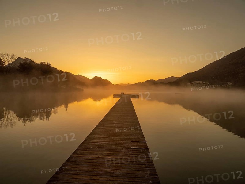 Morning atmosphere at sunrise
