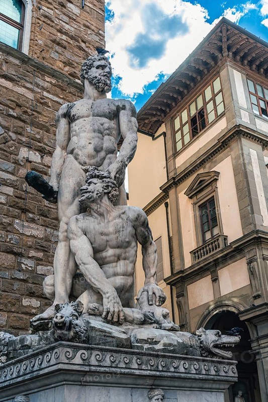 Statue of Hercules and Cacus in the Piazza della Signoria