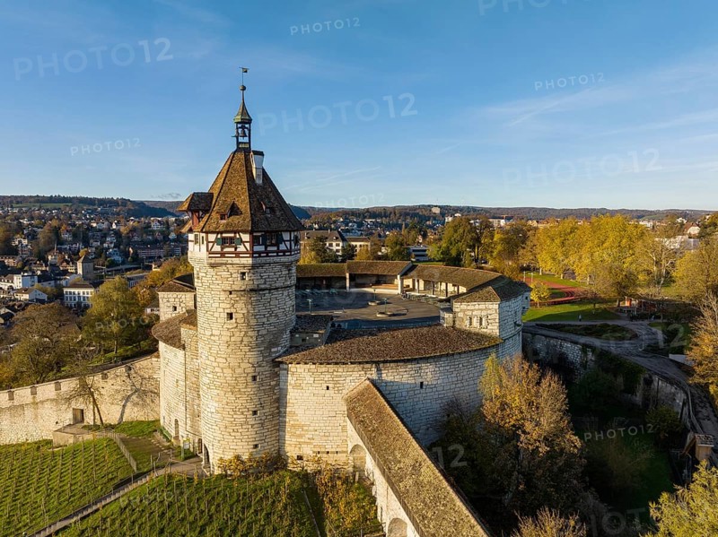 The Munot town fortress in the centre of Schaffhausen Canton Schaffhausen