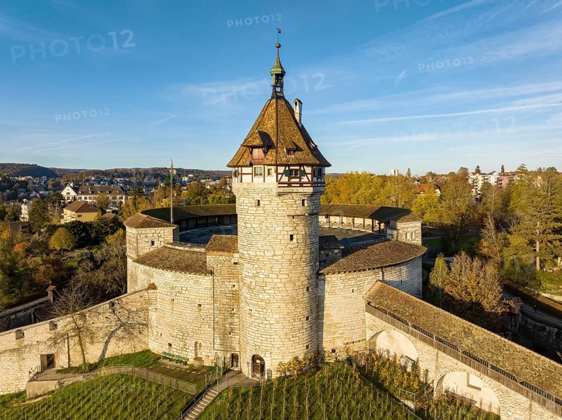 The Munot town fortress in the centre of Schaffhausen Canton Schaffhausen