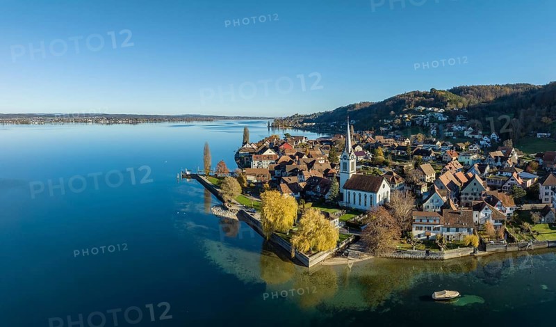 Aerial view of the municipality of Berlingen