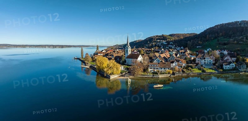 Aerial view of the municipality of Berlingen