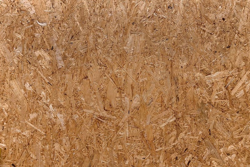 Structure of a chipboard