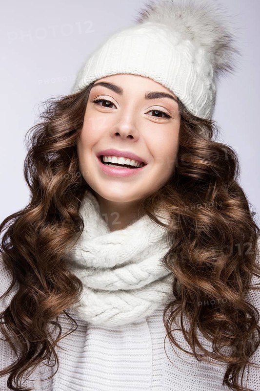 Beautiful girl with a gentle make-up