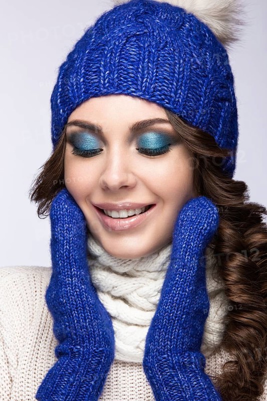 Beautiful girl with a gentle make-up