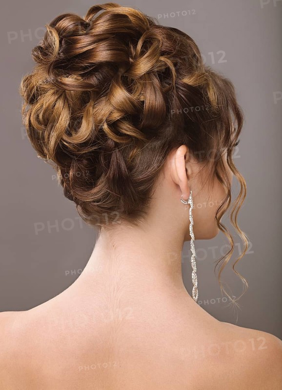 Portrait of a beautiful woman in the image of the bride