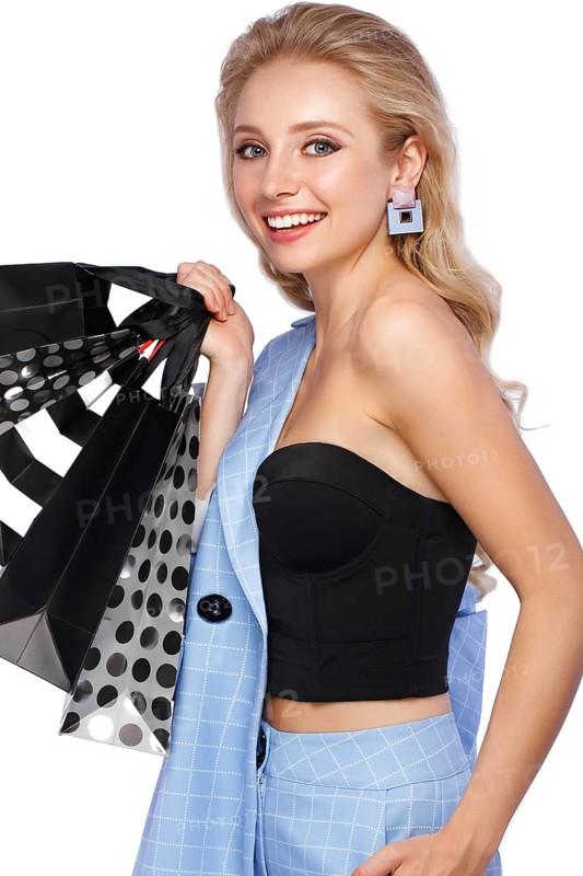 Beautiful girl with Hollywood locks