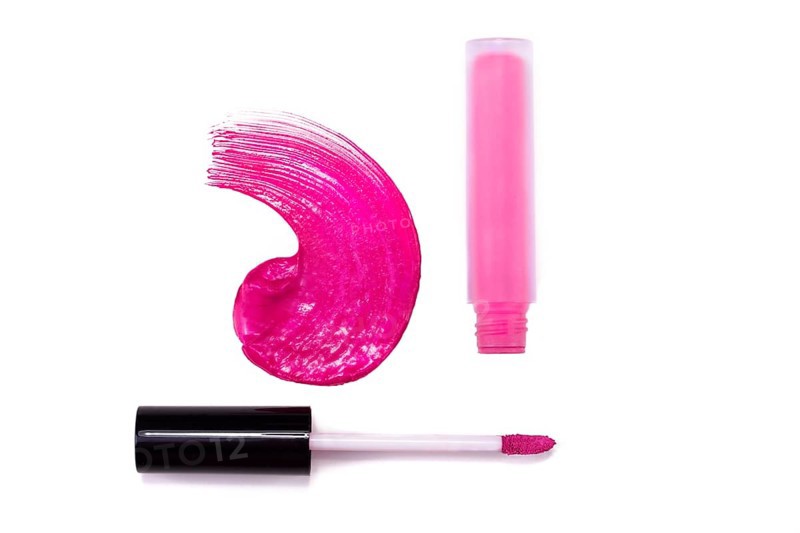 Liquid lipstick isolate on a white background