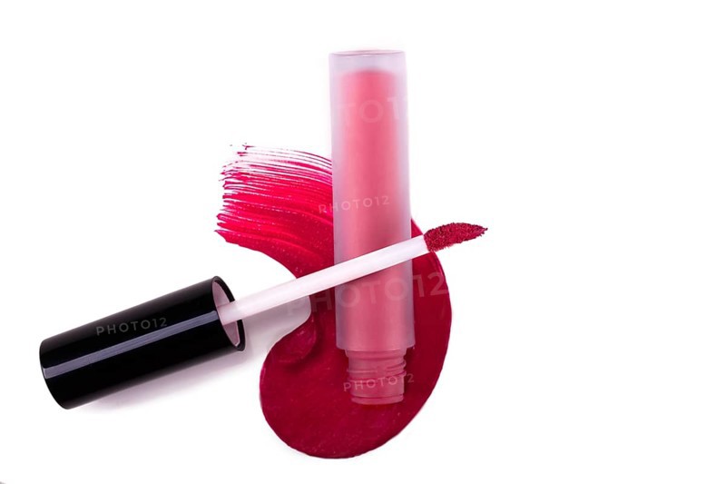 Liquid lipstick isolate on a white background