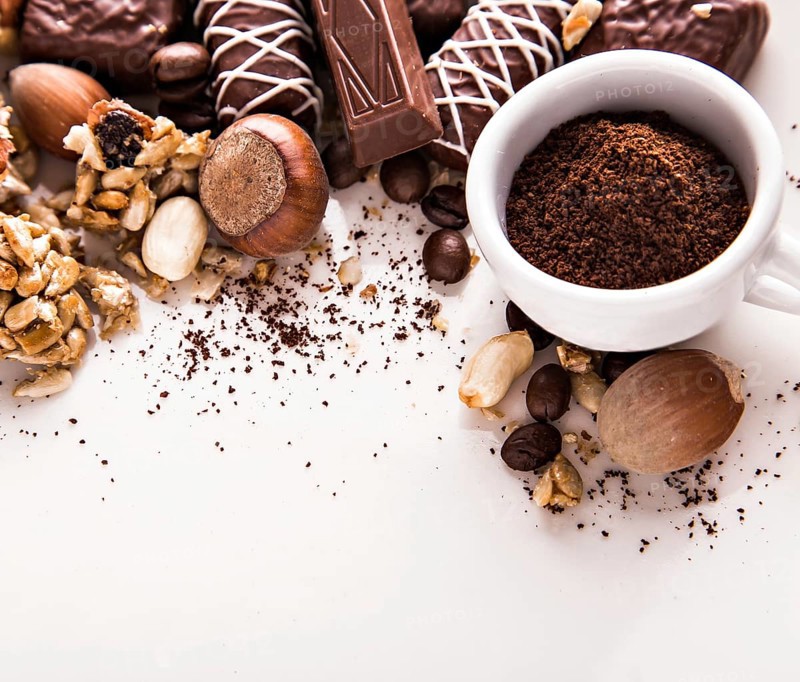 Roasted coffee beans