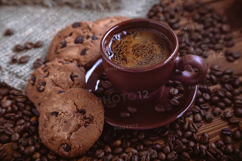 Roasted coffee beans