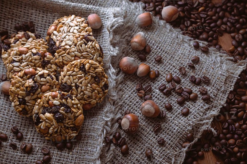 Roasted coffee beans