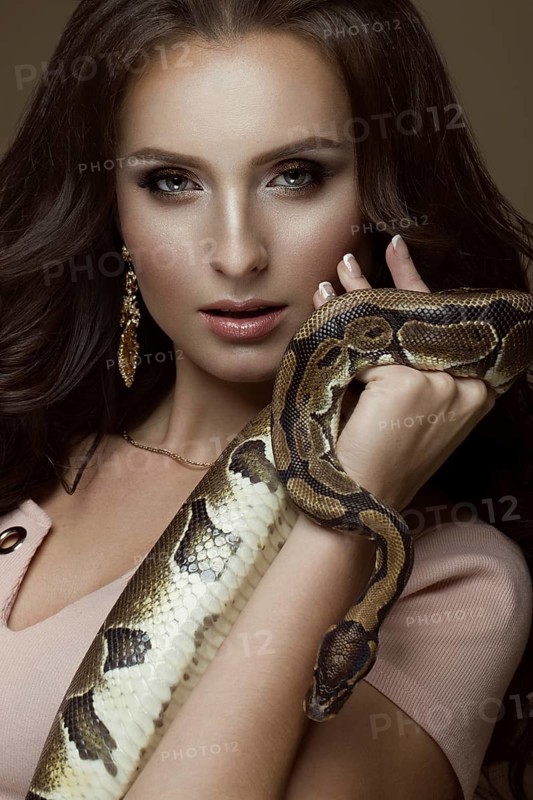 Beautiful girl brunette model