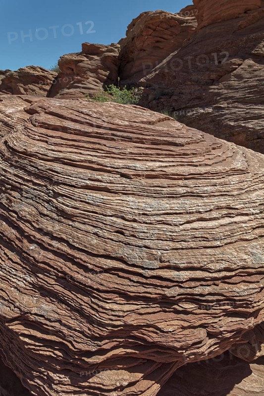 Exfoliating Navajo Sandstone at Horseshoe Bend