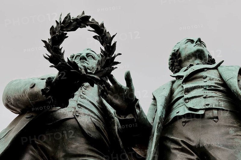 Double Statue Goethe-Schiller Monument by Ernst Rietschel