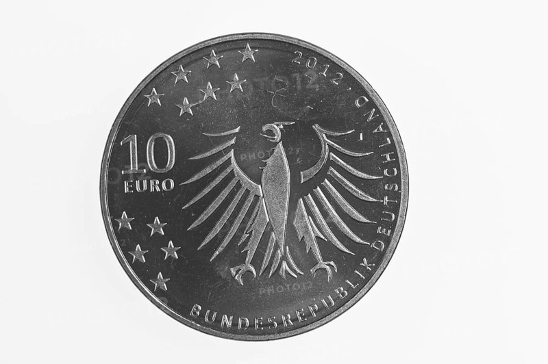 10 euro commemorative coin of Gerhard Hauptmann