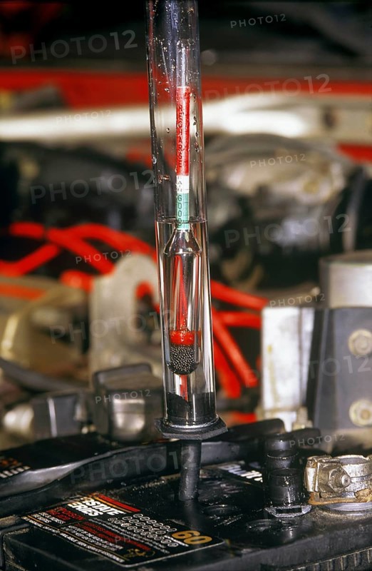 Hydrometer Checking the Density