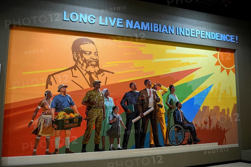 Exhibition hall in the Independence Memorial Museum
