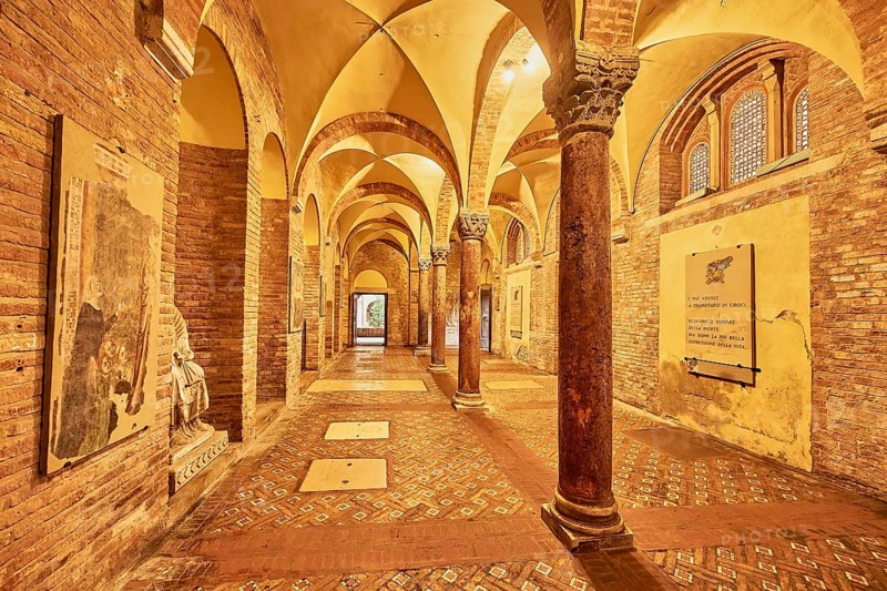 Interior view of the church
