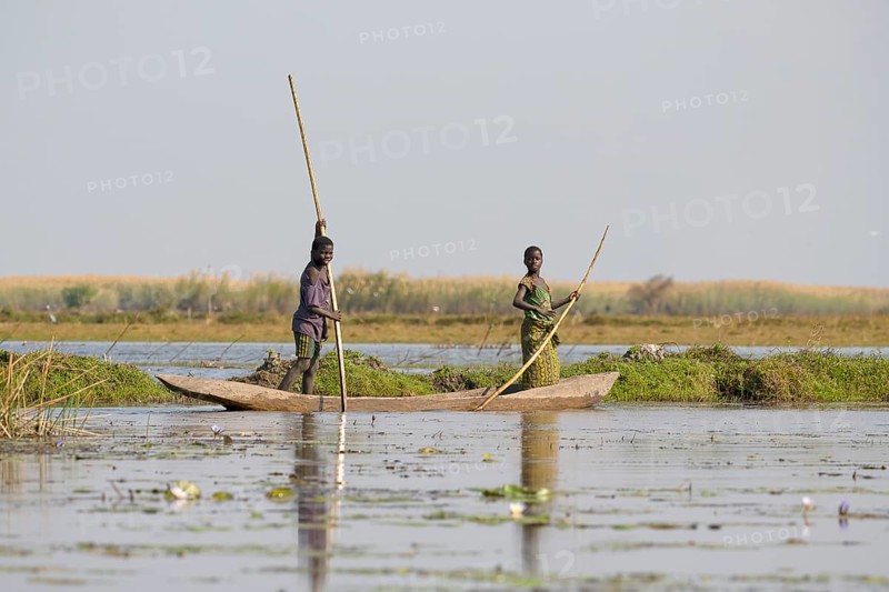 Fishermen in canoe