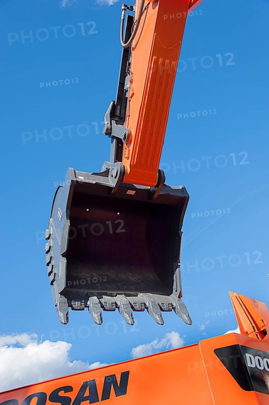 Excavator bucket and visitors