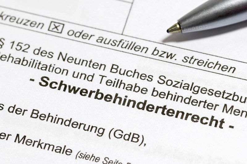 Application for severe disability