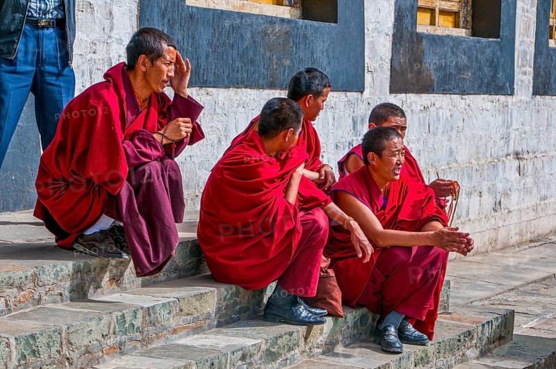 Young monks