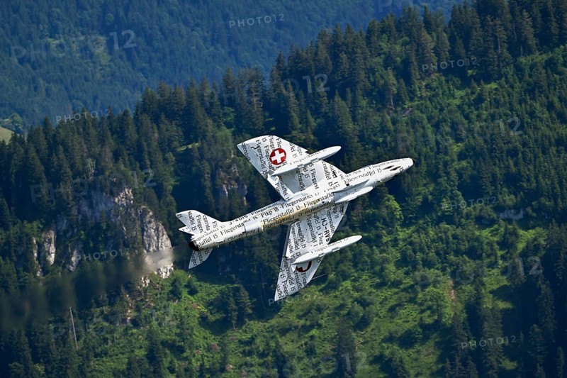 Vintage fighter plane