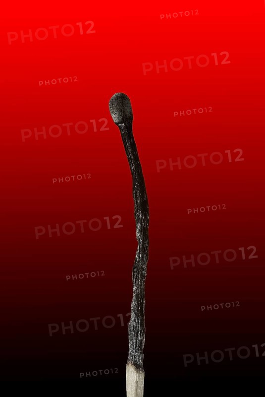 Burned Wooden Match