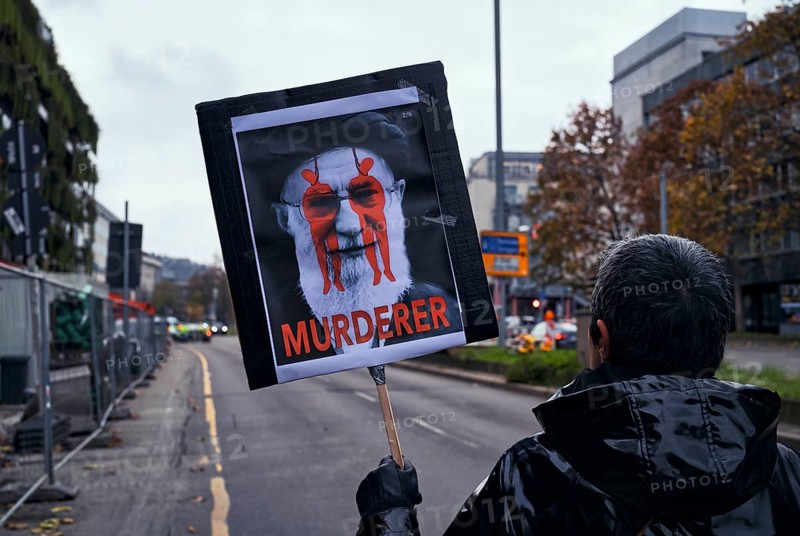 Poster against Mullah regime