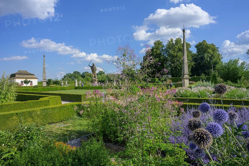 Garden of the former spa