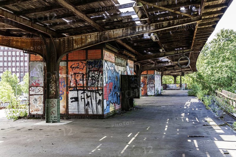 Abandoned S-Bahn station Siemensstadt