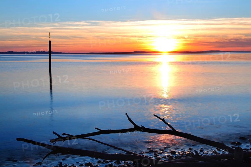 Sunset gag on Lake Constance