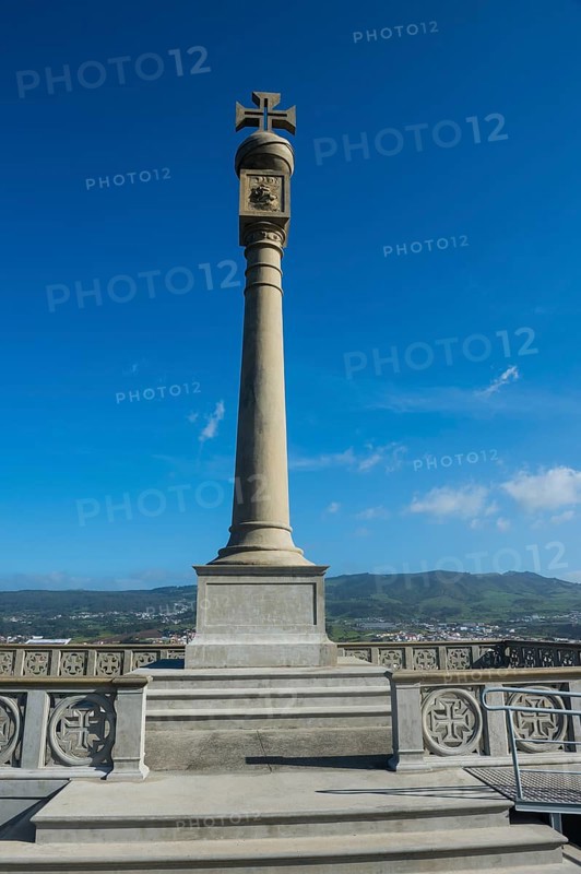 Monument above the Unesco world heritage sight