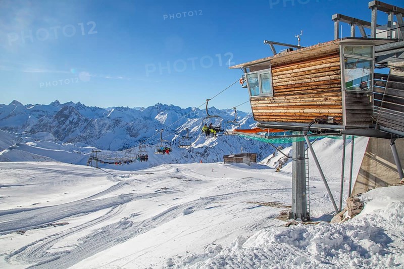 Mountain station of the Koblat chairlift