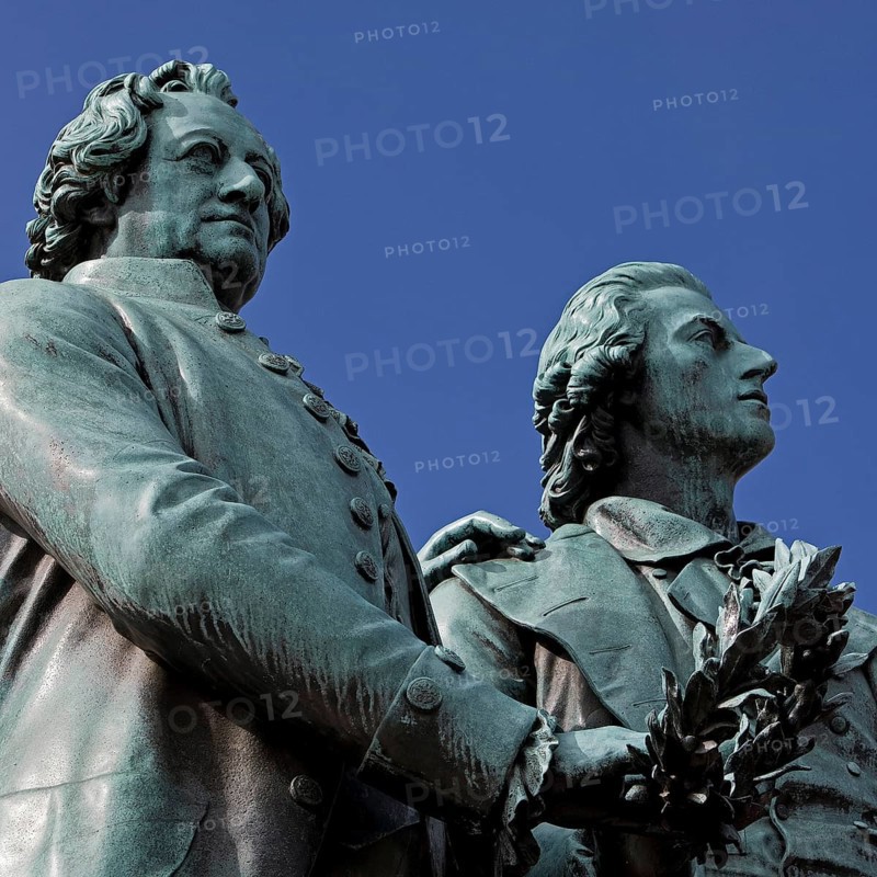 Double Statue Goethe-Schiller Monument by Ernst Rietschel