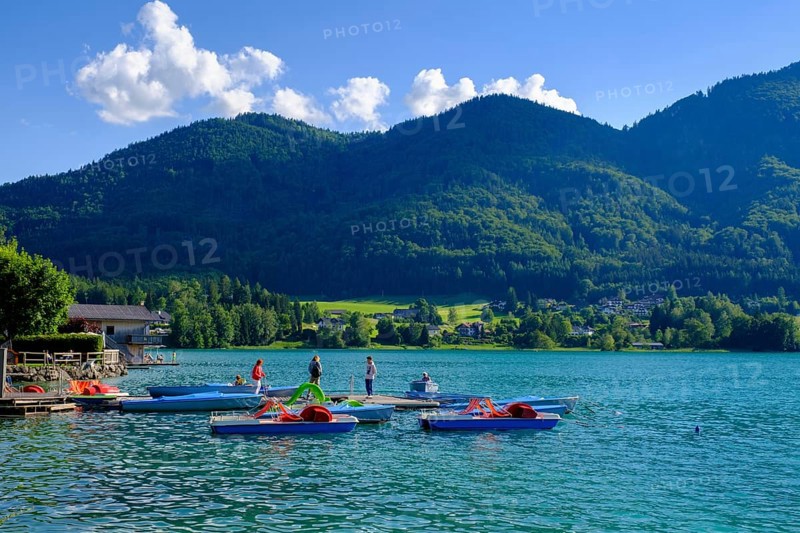 Pedal boats on Lake Fuschl