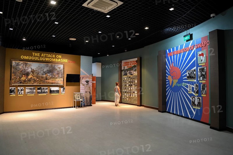 Exhibition hall in the Independence Memorial Museum