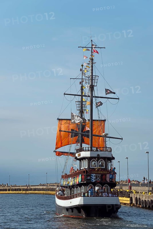 Ship Pirate in the Harbour