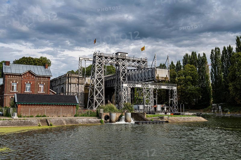 Houdeng-Goegnies Unesco world heritage site Boat Lifts on the Canal du Centre