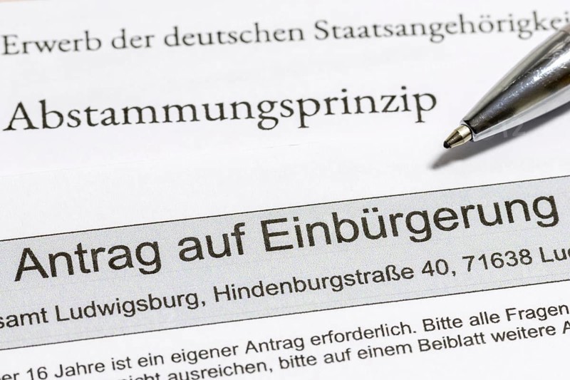 Application for naturalisation