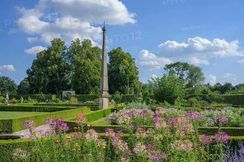 Garden of the former spa