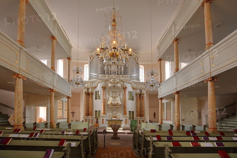 Interior view with organ