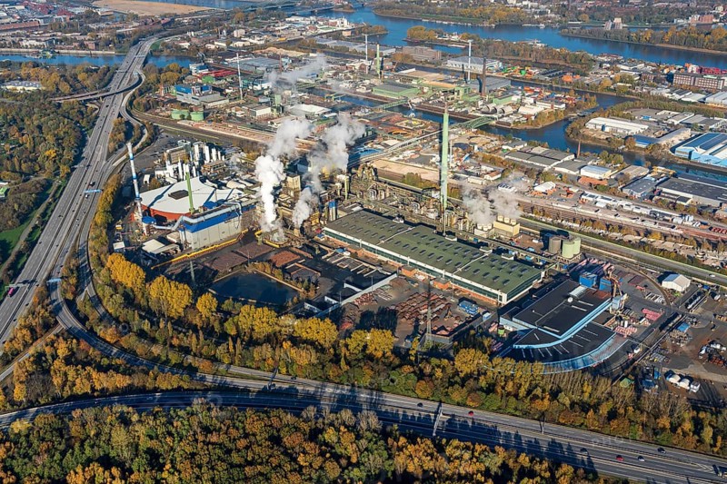 Aerial view of Aurubis AG