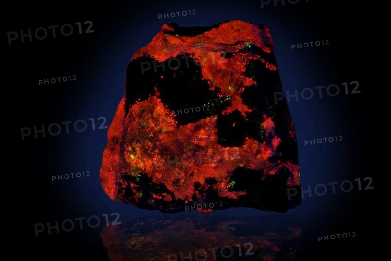Axinite in UV Light