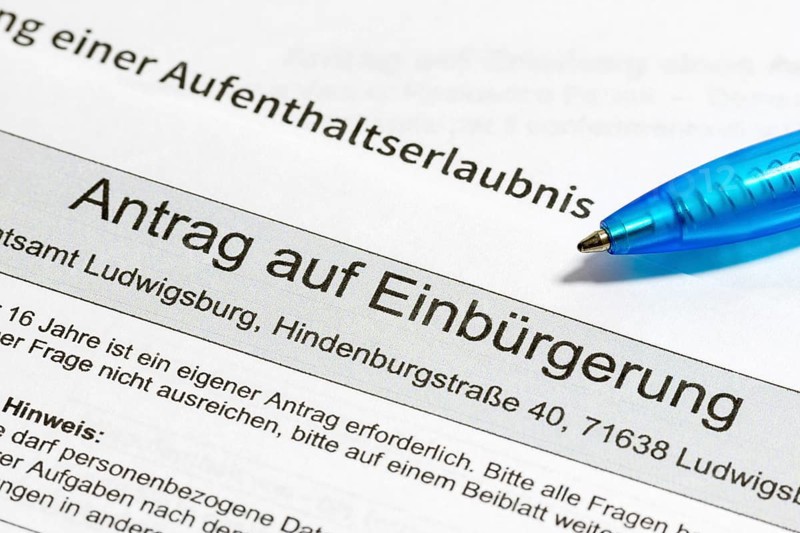 Application for naturalisation