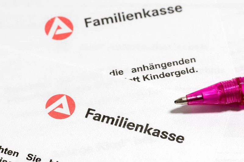 Form for child benefit