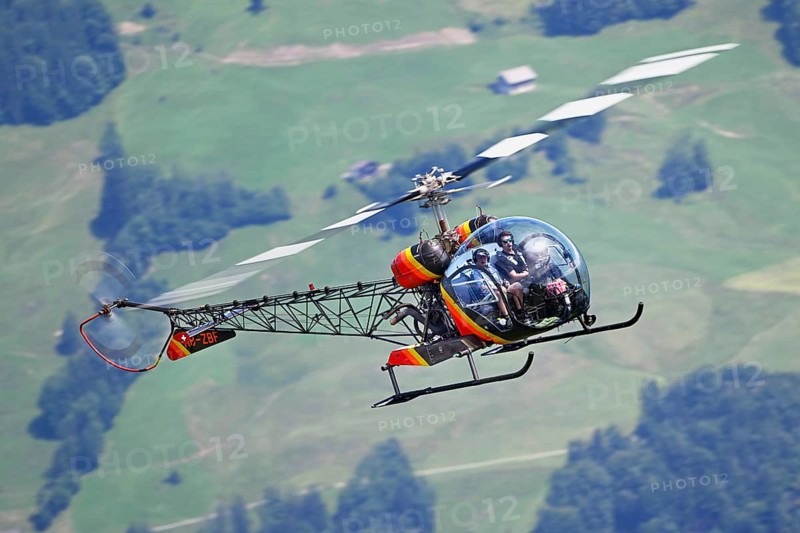 Vintage helicopter Bell-47