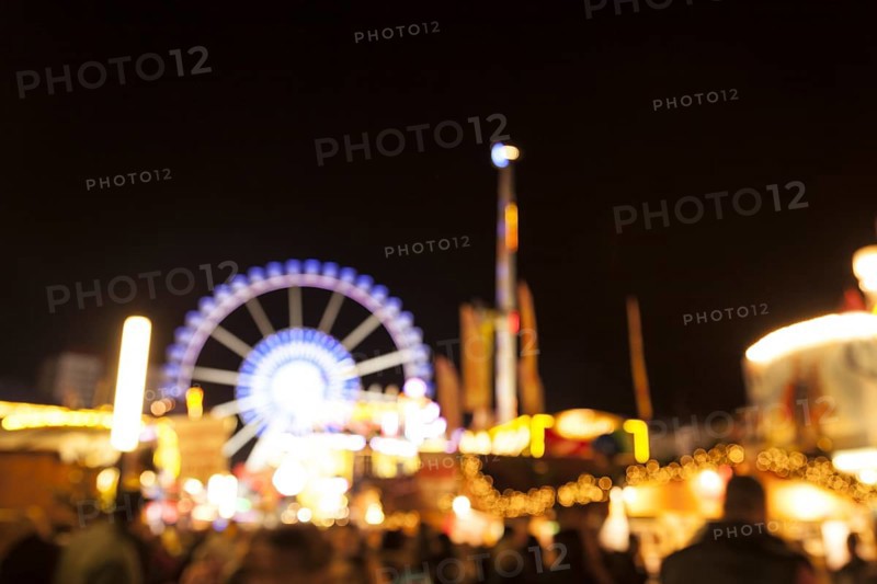 Folk festival at night